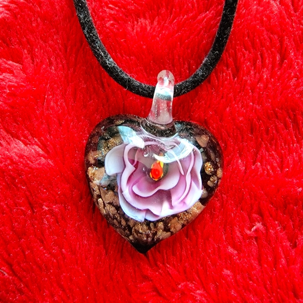 Resin Flower Necklace
